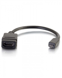 4cabling Hdmi Female To Micro Hdmi Male Adaptor - 15cm  022.002.1020