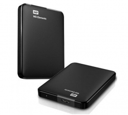 Western Digital WD Elements Portable 1TB USB 3.0 2.5" External Hard Drive WDBUZG0010BBK-WESN