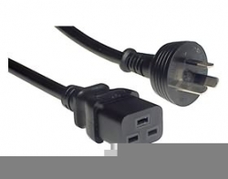 4cabling Iec C19 To Mains 10a Power Lead 2m K19-2mb10a