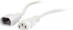 4cabling Iec Extension Cord 2m M-f: White K10-2mtw