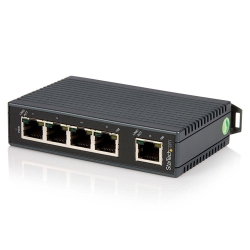 Startech 5 Port Industrial Ethernet Switch - Din Rail Mountable - Fast 10/100mbps Unmanaged Network