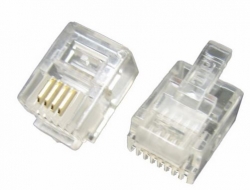 4cabling Rj12 6p4c Crimp Plug - Stranded - 10 Pack 005.002.0063