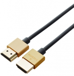 4cabling 1m Hdmi Cable V2.0 High Speed With Ethernet: Ultra Slim Round Series 022.007.0001