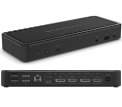 Belkin Triple 4K Display 14-Port USB-C Docking Station INC003AUBK, 65W PD, Windows & Chromebook, TAA Compliant