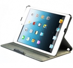 Apple Ipad Mini Leather Slim Folio Convertible Case With Sleep/ Wake Function