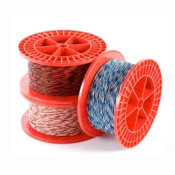 4cabling Jumper Wire - 100m Roll Red White Jw15rdwh100