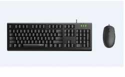 Rapoo X120Pro - Wired Keyboard And Mouse Combo Optical Combo Black/ 1600Dpi/ Spill Resistant X120-Pro