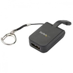 Startech Portable USB-C to DisplayPort Adapter with Quick-Connect Keychain (Cdp2Dpfc)