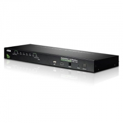 Aten 8 Port Rackmount Usb-Ps/ 2 Vga Kvmp Switch With Usb 2.0 Hub And Daisy Chain (Cs1708A-At-U)