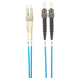 4Cabling 1M Lc-St Om4 Multimode Fibre Optic Cable: Blue (Fl.Om4Lcst1Mb)