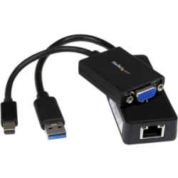 Startech Lenovo Thinkpad X1 Carbon Vga And Gigabit Ethernet Adapter Kit - Mdp To Vga - Usb 3.0
