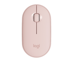 Logitech M350 Pebble Wireless Mouse Bt 2.4Ghz Usb Receiver Rose 1Yr Wty 910-005601
