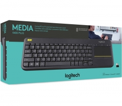 Logitech K400 Plus Wireless Keyboard with Touchpad & Media Keys for PC 920-007165