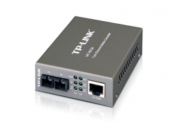 Tp-link Mc100cm Media Converter 10/ 100mbps Rj45 To 100m Multi-mode Sc Fiber Up To 2km Chassis