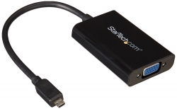 Startech Micro Hdmi To Vga Adapter With Audio For Smartphones / Ultrabooks / Tablets - 1920x1200