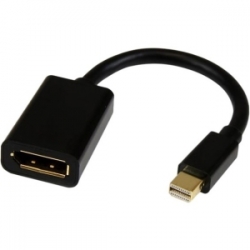Startech 6in/ 15cm Mini Displayport To Displayport Video Cable Adapter - M/ F - Mini Dp (m) To