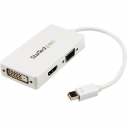 Startech Mini Displayport To Vga Dvi Hdmi Adapter 3 In 1 Mdp Converter Ideal For Macbook Pro Macbook MDP2VGDVHDW