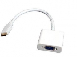 Generic Cable Adapter: Mini Hdmi(m) To Vga(f) 15cm T083n Mini Hdmi-vga-mf-15cm