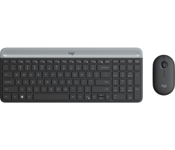Logitech Mk470 Slim Wireless Keyboard And Mouse Combo 2.4 Ghz Receiver Graphite - 1Yr Wty 920-009182