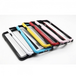 Bumper For 4.7 Inch Apple Iphone 6 (black/ White/ Blue/ Red/ Pink/ Yellow) Mobacc5493ip6bump