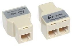 4cabling Modular Coupler 3-way Straight Thru Mc66/ivy