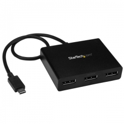 Startech Usb-c To Displayport Multi Monitor Splitter - Usb Type-c 3 Port Mst Hub - Usb C To 3x