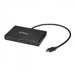Startech Usb C To Hdmi Multi-monitor Adapter - 3-port Mst Hub - Use This Usb C Hub To Connect Three
