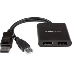 Startech Mst Hub - Displayport To 2x Displayport - Multi Stream Transport Hub - Dp 1.2 To Dp - MSTDP122DP