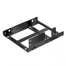 Generic Case Accessories: Dual 2.5" To 3.5" Ssd Bracket Adapter Compatible With 2.5" Ssd Or Hdd Mt-Nb-Dual