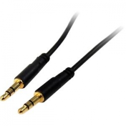 Startech 6 Ft Slim 3.5mm Stereo Audio Cable - M/m Mu6mms