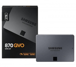 Samsung 870 QVO 2TB 2.5" Internal SSD, 560R/530W MB/s MZ-77Q2T0BW