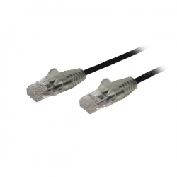  Startech 0.5 m CAT6 Cable - Slim CAT6 Patch Cord - Black - Snagless RJ45 Connectors - Gigabit Ethernet Cable - 28 AWG N6PAT50CMBKS