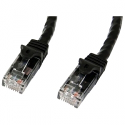 Startech 1m Black Gigabit Snagless Rj45 Utp Cat6 Patch Cable - 1 M Patch Cord - 1m Cat 6 Patch