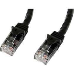 Startech 2m Black Gigabit Snagless Rj45 Utp Cat6 Patch Cable - 2 M Patch Cord - 2m Cat 6 Patch