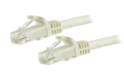 Startech Cable - White Cat6 Patch Cord 7.5 m CAT6 Patch Cable | Snagless | 100% Copper Wire | White | ETL VerifiedN6Patc750Cmwh