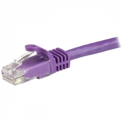 Startech Cable - Purple Cat6 Patch Cord 7.5 m CAT6 Patch Cable | Snagless | 100% Copper Wire | Purple | ETL Verified N6Patc750Cmpl
