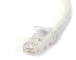 Startech 7m Cat6 Patch Cable With Snagless Rj45 Connectors - White N6patc7mwh
