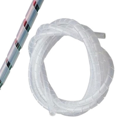 4cabling Spiral Binding Cable Wrap - 30.5m X 12mm: Natural Ksp-12
