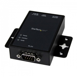 Startech 1 Port Rs232 Serial To Ip Ethernet Converter / Device Server - Aluminum Serial Over Ip 