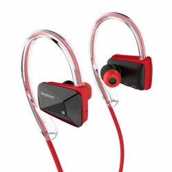 Simplecom Ns200 Bluetooth Neckband Sports Headphones With Nfc Red Ns200-rd