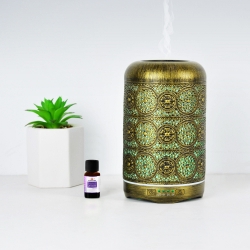 Mbeat Activiva Metal Essential Oil And Aroma Diffuser-Vintage Gold