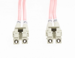 4Cabling 5M Sc-Sc Om1 Multimode Fibre Optic Cable: Salmon Pink Fl.Om1Scsc5Mp