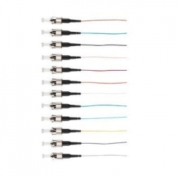 Fibre Pigtail St Om4 Multimode 2M. 12 Pack. Rainbow. Backward Compatible With Om3 015.012.1404