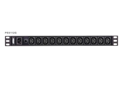 Aten 12 Port 1U Basic Pdu Supports Up To 10A With 12 Iec C13 Outputs Overload Protection Pe0112G-At-G