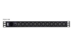 Aten 12 Port 1U Basic Pdu Supports Up To 15A With 12 Iec C13 Outputs Overload Protection Pe0212G-At-G