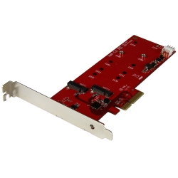 Startech 2x M.2 Ssd Controller Card - Pcie Pex2m2