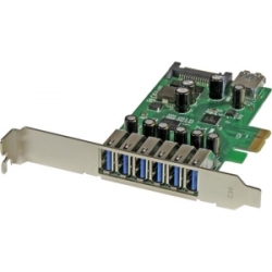 Startech 7 Port Pci Express Usb 3.0 Card - Standard & Low-profile - Sata Power - Uasp Support PEXUSB3S7