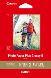 Canon 20 Sheets 265 GSM Photo Paper Plus Glos. Pp3014X6-20