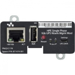 Hpe Single Phase 1gb Ups Networok Management Module Q1c17a