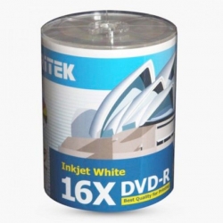 Ritek 16x Dvd-r: 4.7gb Spindle 100pc Printable R16xdvd-r-100